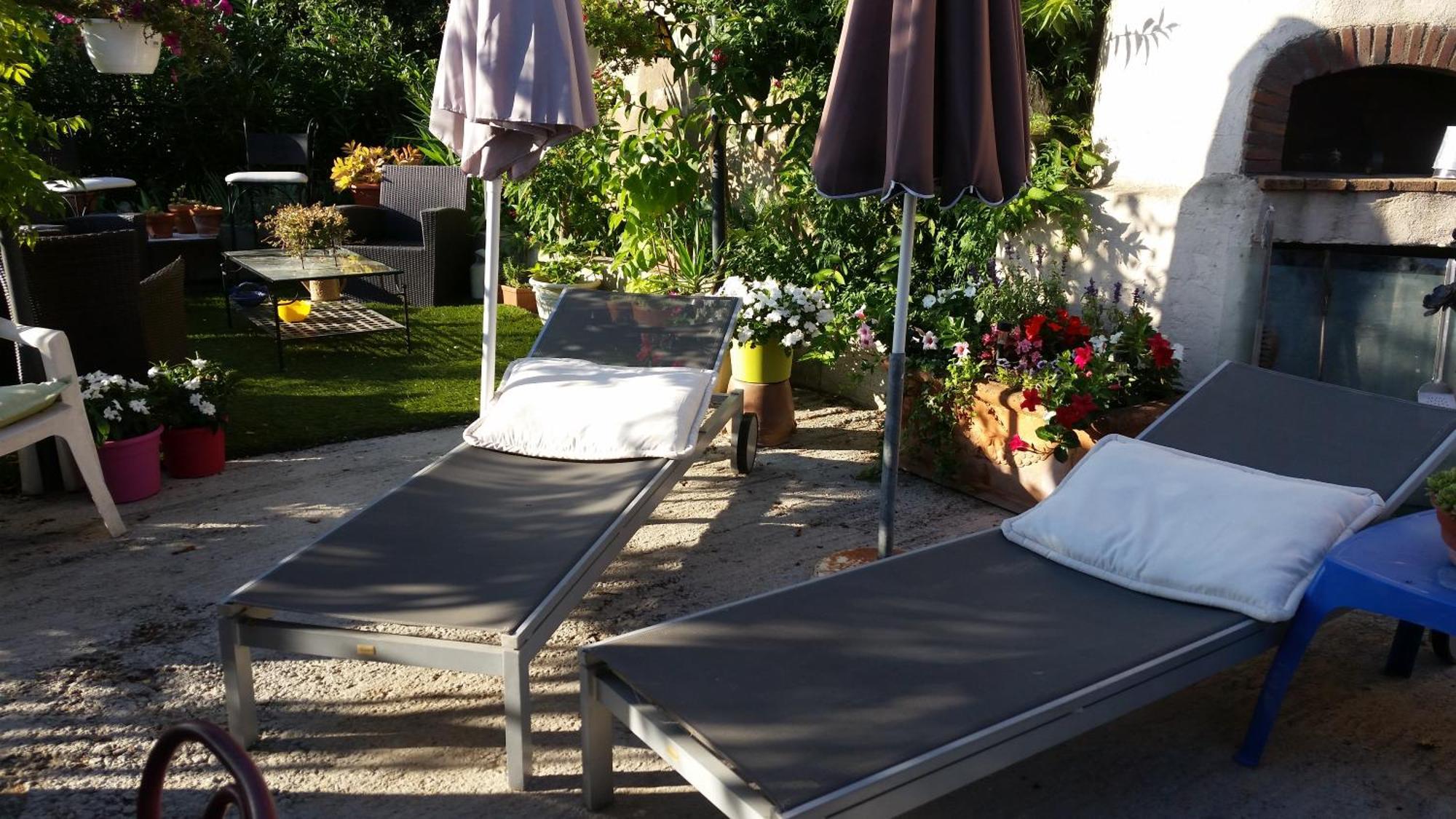 Ferienwohnung La Tuiliere Saint-Laurent-du-Var Exterior foto